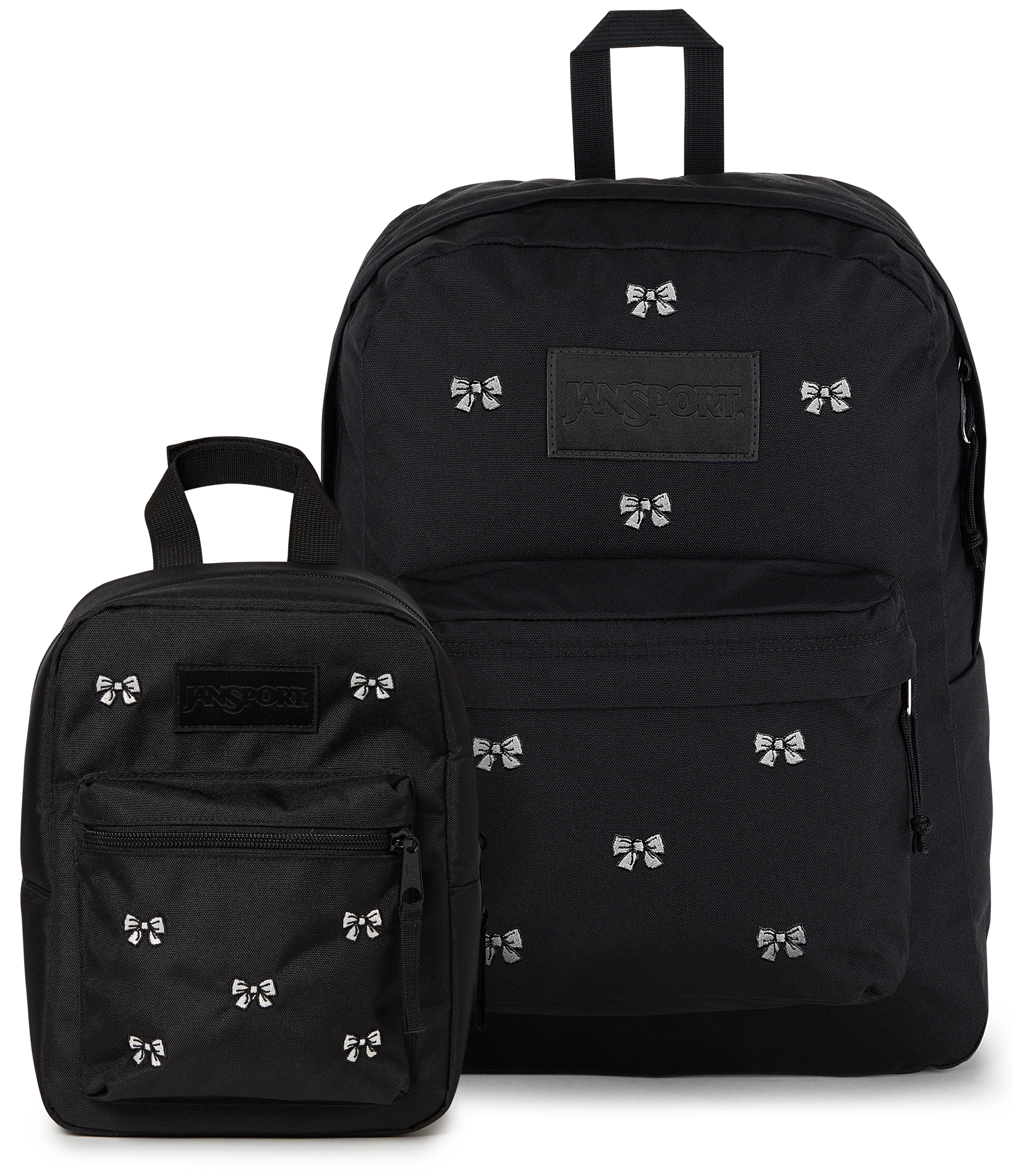 SuperBreak® Plus Embroidered Bows Black Set